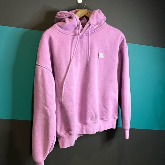 Acne Purple hoodie Cozy Cotton - Picture 2 of 9